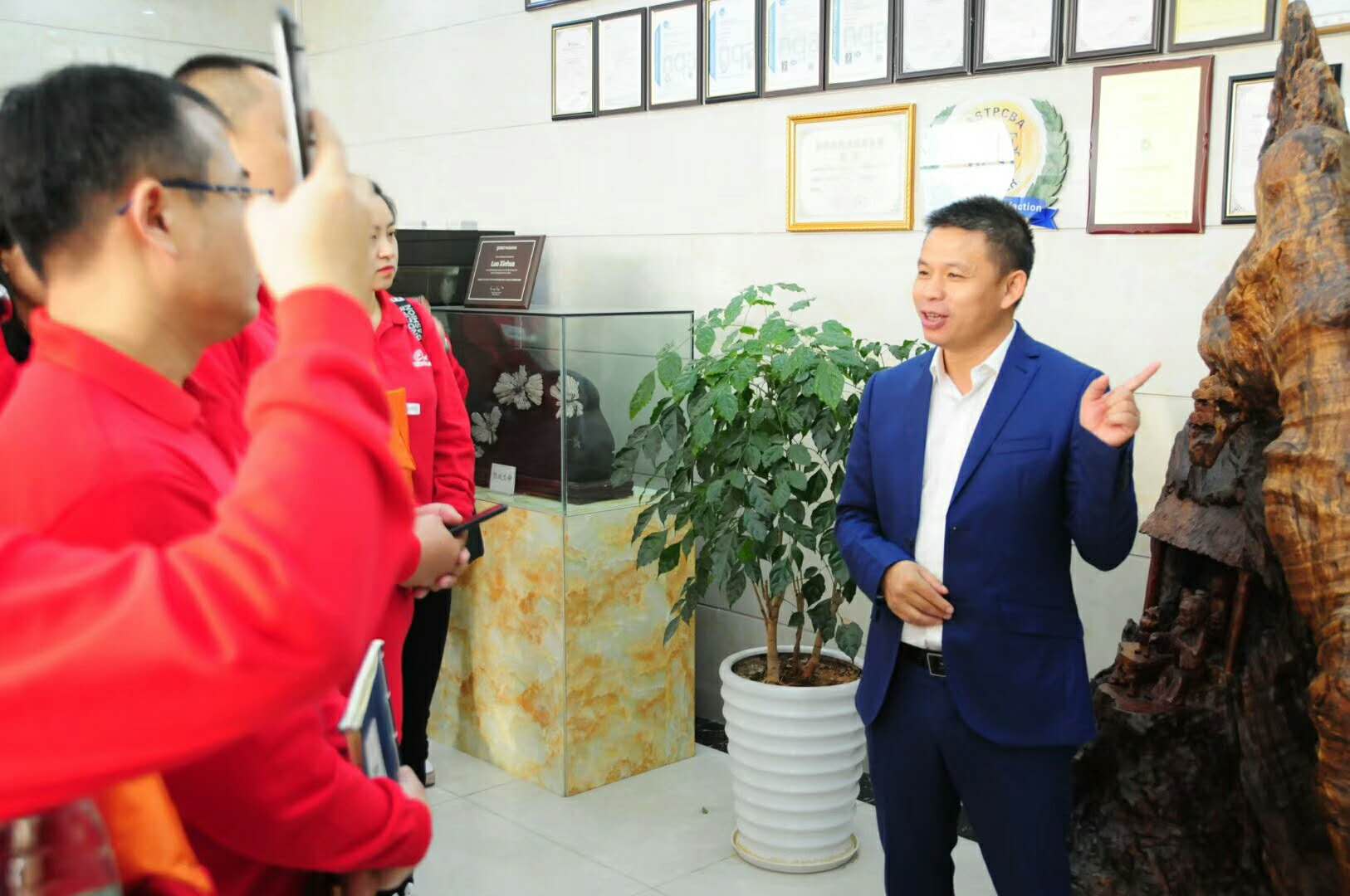 欢迎河北石家庄的网商伙伴来参观