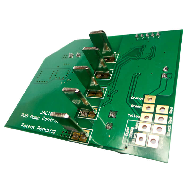 SMT加工厂PCB光板过炉（无焊膏）焊盘变深黄色
